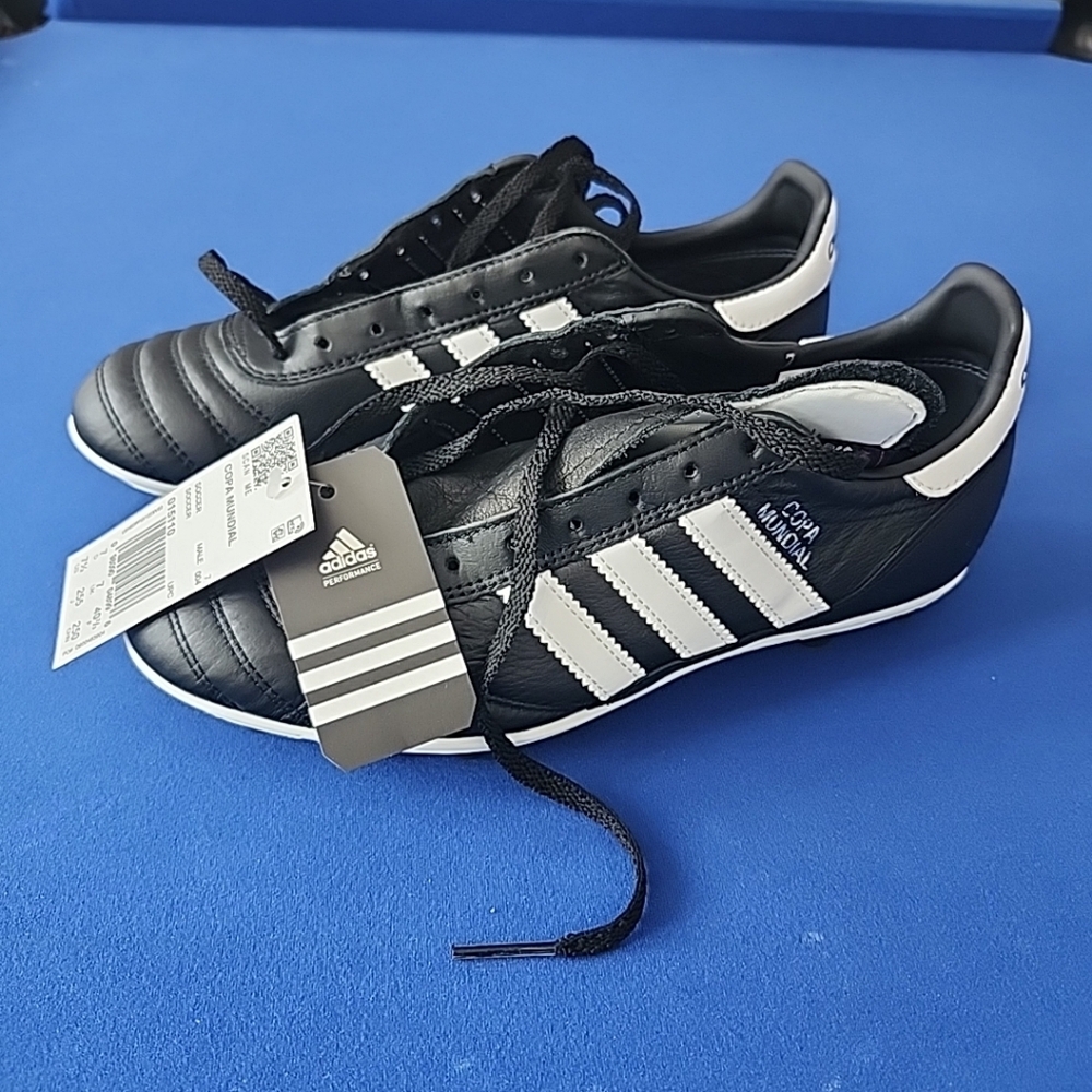 Sz 10  Adidas Copa Mundial Leather Soccer Cleats 015110 Made In GERMANY